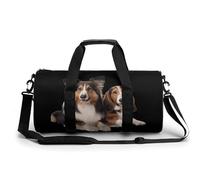 Sheltie Collie Shetland Sheep Basset Hound Dog Gym Duffel Bag Sports Shoulder Backpack Travel Weekender Handbag for Men Women