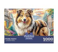 Sheltie DogPhenomenal 1000-Piece Jigsaw Puzzles for Adults The Definitive Encounter with Impossible, Hard, Difficult Challenging Puzzle Games - This Is The Crowning Gift Jigsaw Puzzles for Adults And