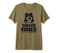 Sheltie Kisses fix Everything Premium T-Shirt