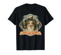 Sheltie Mom Shetland Sheepdog William Morris Style T-Shirt