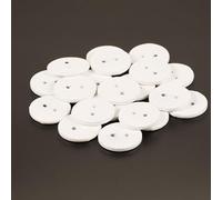 Shelver Coated Lead Penny Weights, Curtain Weights (20 x 13g / 25mm)