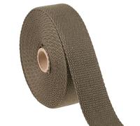 Shelver Heavy Duty Cotton Webbing Strap, 1 or 1.5 Inches and Colours, 5m (Khaki, 38mm)