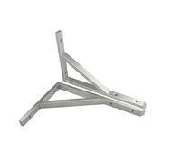 Shelving Brackets,Shelf Brackets,Metal Shelf Bracket 2pcs Tripod Triangle Floating Shelve Brackets Modern Wall Mounted Shelving Supporter,Brushed Finish(14inch(35cm))