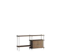 Shelving Standard Cabinet Smoked Oak/Stainless Steel