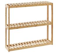 Shelving Unit PADUCAH Bamboo Wood Light Brown