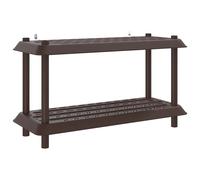 Shelving Unit PP Storage Solution Modern Shelves Bookcase Indoor Shelf vidaXL