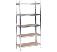 Shelving Unit XITTA Metal 75 cm 30 cm Silver