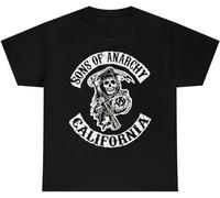 shem Son's of Anarchy T-Shirt -L Black