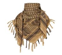 Shemagh Scarf Men Arab Head Scarf Cotton Military Shemagh Tactical Desert Keffiyeh Head Neck Wrap Scarf Arab Wrap with Tassel 43x43 inches (Browm)