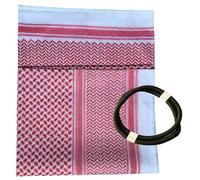 Shemagh Scarf Men Men s Scarves Middle Eastern Scarf 54x54 Inch Palestine Scarf with Black Headband Soft Arab Head Scarf, Breathable Foldable Turban for Men