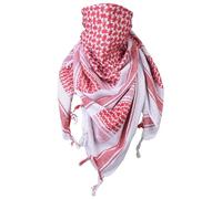 Shemagh Scarf Men & Women - 100% Cotton Military Tactical Desert Keffiyeh for Head & Neck Wrap, All-Purpose Arab Face Mask Dust Cover Keffiyeh Scarf, Light Weight | (42”x42”)