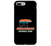 Shenandoah Mountain Scenery Inside A Bear Silhouette Retro Case for iPhone 7 Plus/8 Plus