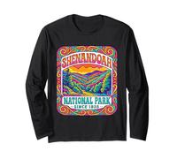 Shenandoah National Park 70s Style Long Sleeve T-Shirt