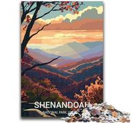 Shenandoah National Park Adult Jigsaws 1000 Piece, Suitable for Ages 14 And Up Toy Wall Decor Birthday And Unique Gifts 1000pcs (26x38cm)
