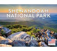 Shenandoah National Park Calendar 2026 Monthly Wall Calender 12 Month | American Made In The USA