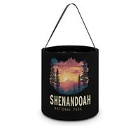 Shenandoah National Park Large Easter Basket Candy Bags Canva Tote Bag Portable Hallowee Bucket