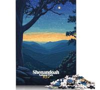 Shenandoah National Park Puzzle Stress Reliever 100% Recycled Cardboard Jigsaw Puzzle for Adult Children Unique 1000pcs (38x26cm)