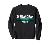 Shenandoah National Park Virginia Mountains Silhouette Sweatshirt