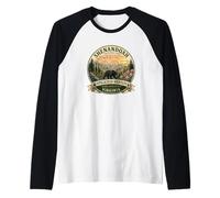 Shenandoah National Park Virginia USA Appalachian Trail Raglan Baseball Tee