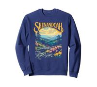 Shenandoah National Park Virginia Vintage WPA Style Artistic Sweatshirt
