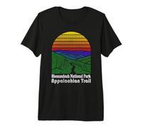Shenandoah Park Appalachian Trail Vintage Mountain Sunset Premium T-Shirt