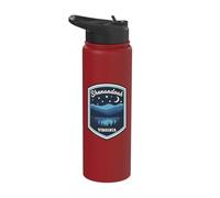 Shenandoah Virginia Mountains Night Sky Camping Outdoors Stainless Steel Insulated Water Bottle