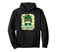 Shenanigans Coordinator St. Patricks Day Women Shamrock Pullover Hoodie