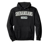 Shenanigans Crew Varsity Letters St. Patrick's Day Pullover Hoodie