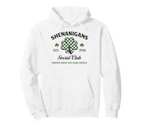 Shenanigans Social Club Serious About Fun 1998 Pullover Hoodie