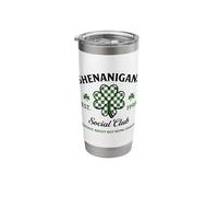Shenanigans Social Club Serious About Fun 1998 Stainless Steel Insulated Tumbler