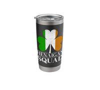 Shenanigans Squad Shamrock Shirt Irish Flag St Patrick's Day Stainless Steel Insulated Tumbler