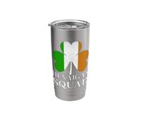 Shenanigans Squad Shamrock Shirt Irish Flag St Patrick's Day Stainless Steel Insulated Tumbler