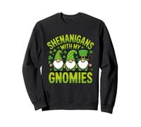 Shenanigans With My Gnomies St Patricks Day Lucky Leprechaun Sweatshirt