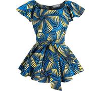 SHENBOLEN Womens Dashiki Tops Sleeveless Summer African Print Slim Fit Shirts Blouse, P, XL
