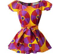 SHENBOLEN Womens Dashiki Tops Sleeveless Summer African Printed Slim Fit Shirts Blouse, M, M