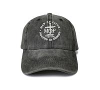 Shenbors Man of Faith Rooted in Christ Hat for Women Men, Embroidered Christian Baseball Cap, Washed Black Cotton Dad Hat, Man of Faith Rooted in Christ (Washed Black), One size