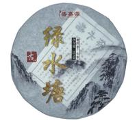 Sheng Jia Yuan 2022 Lushuitang Raw Pu-erh Tea Cake, 357g | High-toned orchid fragrance over a strong, full-bodied Mengku large-leaf liquor with abundant mountain-wild rhythm