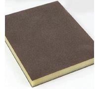 SHENGANG 10Pcs Sponge Sand Block Sand Double-Sided Gray Blue Sponge Sand Block Sponge Sandpaper Sanding and Polishing Abrasive Tools,Grey,80