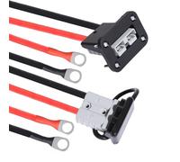 shengbowi 50 Amp Battery Quick Connect/Disconnect Connector 6 to 12 Gauge Battery Cable Connector Quick Disconnect Battery Terminal, 12V Wire Harness Plug Connector Kit for Car Winch Trailer - 2 Pack