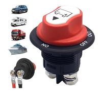 Shengbowi Battery Disconnect Switch 12V 32V 100A Master Cut Off Isolator for Marine Boat RV ATV UTV Car Vehicle Power Switches