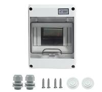 Shengbowi Distribution Protection Box MCB 5 Way IP65 Waterproof DIN Rail Mounted Indoor & Outdoor Electrical Enclosure Consumer Unit Surface-mounted Circuit Breaker Boxes