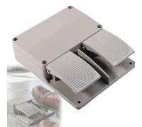 Shengbowi Double Foot Pedal Switch Momentary power controller Aluminum Flame Retardant Housing Machine Tools Stamping Welding 380VAC 10A