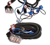 Shengbowi H4 Headlight Relay Harness Wiring Kit 4 Lights 12V 80A Waterproof