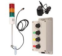 shengbowi LED Andon Tower Lights Industrial Signal Tower 4 Stack Red/Yellow/Green IP65 Plug Play Switch Factory
