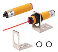 Shengbowi M18 Infrared Photoelectric Switch Sensor 3 Wire NPN NO Industrial Proximity Sensor Photoelectric Switch Mounting Bracket Automation Control Systems DC 6-36V