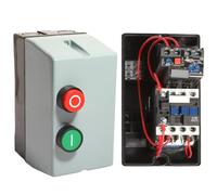 Shengbowi Magnetic Electric Motor 2.2-4KW Starter Single 3 Phase 7-10A IP55 Waterproof Start Control Switch Overload Protection Air Compressors 220V/380V Heavy Duty