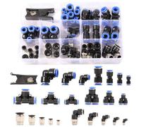 Shengbowi Quick Connect air Hose Accessory kit Press Type Cutter Connection Suitable for Automotive or Industrial Workshop air Hose Connector kit 1/2 inch 3/8 inch 1/4 inch 1/8 inch