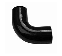 SHENGG 90 Degree Elbow 30mm 32mm 35mm 40mm 38mm 45mm 51mm 54mm 60mm 48mm 57mm Silicone Coolant Intercooler Pipe Tube Hose Black(90-ID 40mm 3Ply)
