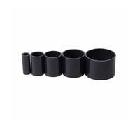 SHENGG ID 48mm 51mm 55mm 57mm 60mm 63mm 65mm 68mm 70mm 76mm Straight Silicone Coupler Tubing Hose Turbo Intake Pipe Reinforced Black(ID 51mm 3Ply)