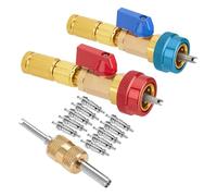 SHENGG R134A Valve Core Quick Remover Installer High/Low Pressure Valve Core Remover Tool For Refrigerant Air Conditioner System 100% new(2pcs set)